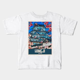 Himeji Japan Travel Art Kids T-Shirt